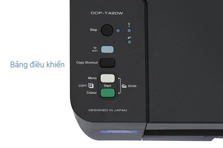 Máy in phun màu đa năng Brother DCP-T420W Màu Đen