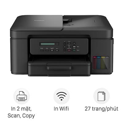 Máy in phun màu đa năng Brother DCP-T730DW Wifi