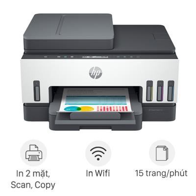 Máy in phun màu đa năng HP Smart Tank 750 Wifi (6UU47A)