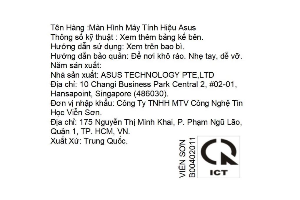 Màn hình Gaming Asus TUF VG279QE5A 27 inch FHD/IPS/146Hz/1ms Màu Đen