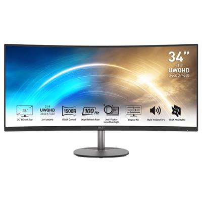 Màn hình MSI PRO MP341CQ 34 inch 3K/VA/100Hz/4ms