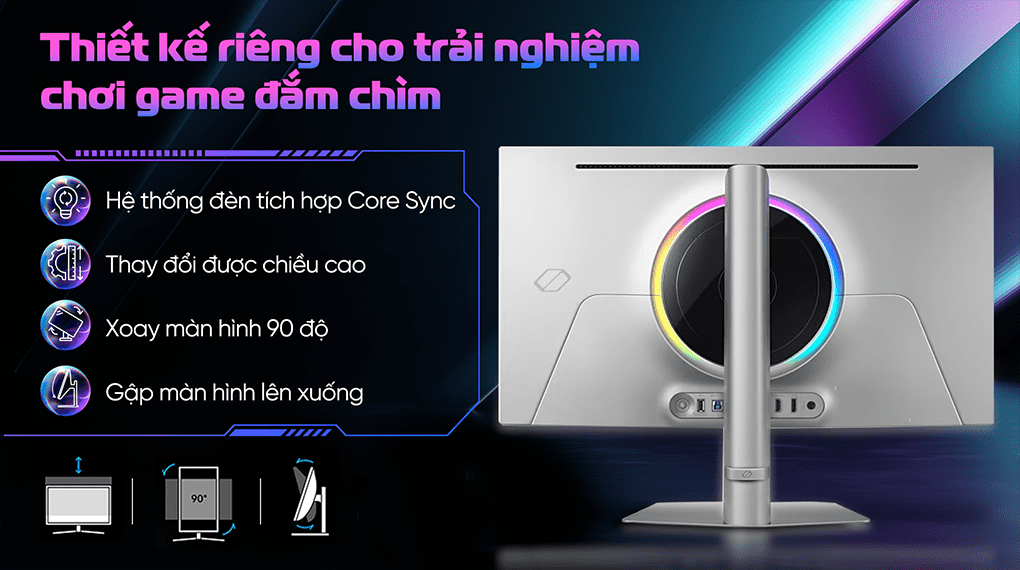 Màn hình Gaming Samsung Odyssey OLED G8 G81SF LS27FG812SEXXV 27 inch 4K - Vẻ ngoài nổi bật