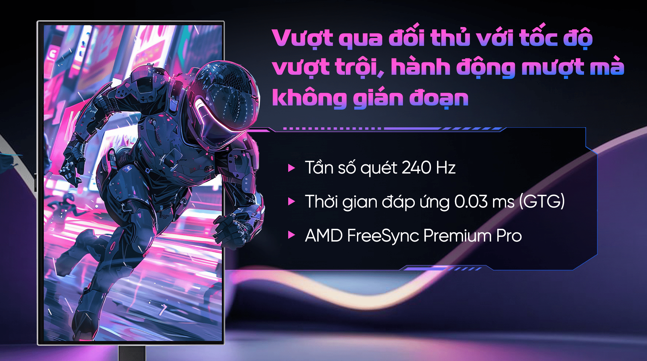 Màn hình Gaming Samsung Odyssey OLED G8 G81SF LS27FG812SEXXV 27 inch 4K - Khung hình mượt mà