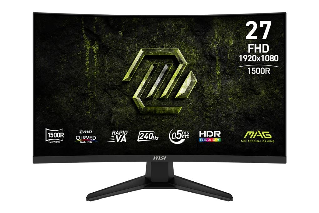Màn hình MSI MAG 275CF X24 (27 inch Full HD, Rapid VA, 240Hz, 0.5ms) Màu Đen