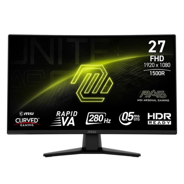 Màn hình Gaming MSI MAG 274CXF (27 inch, Full HD, VA, 280Hz, 0.5ms)
