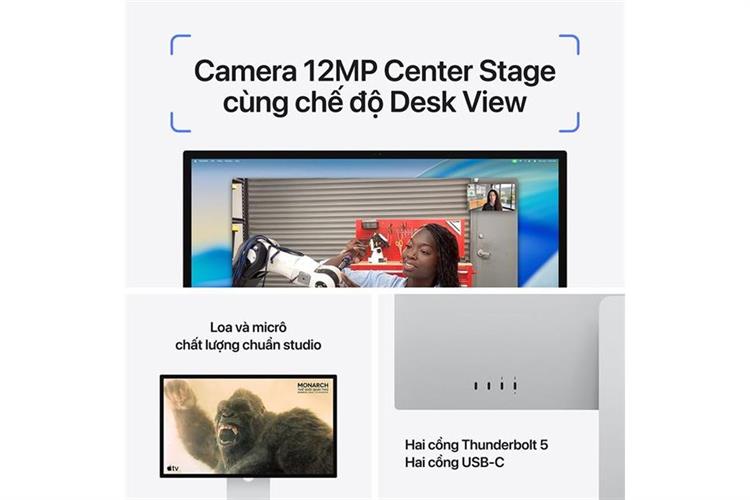 Studio Display 27 inch 5K Vesa MFEX4SA/A Màu Bạc