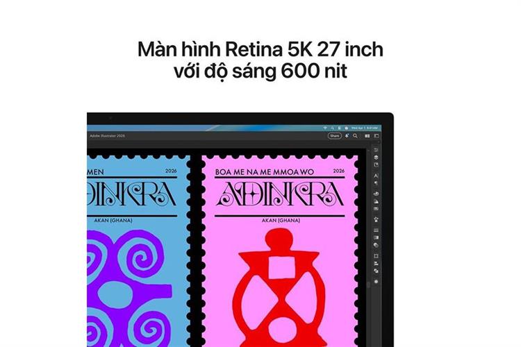 Studio Display 27 inch 5K Chân đế cố định MFEY4SA/A Màu Bạc