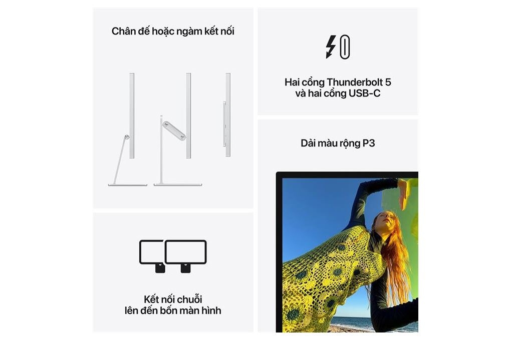 Studio Display 27 inch 5K Chân đế điều chỉnh MFEW4SA/A - 9