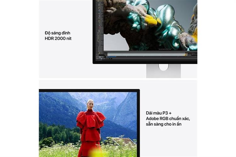Studio Display 27 inch 5K XDR Nano Chân đế điều chỉnh MFEP4SA/A Màu Bạc
