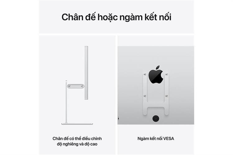 Studio Display 27 inch 5K XDR Nano Chân đế điều chỉnh MFEP4SA/A Màu Bạc