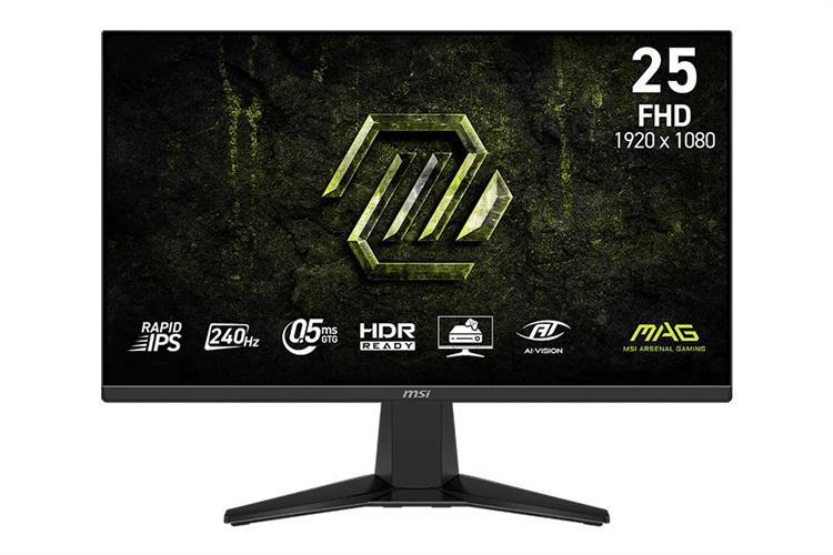 Màn hình Gaming MSI MAG 255F X24 (24.5 inch, Full HD, Rapid IPS, 240Hz, 0.5ms) Màu Đen