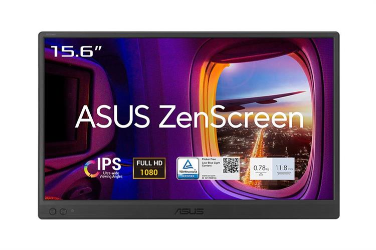 Màn hình di động Asus ZenScreen MB169CK (15.6 inch, Full HD, IPS, 60Hz, 5ms) Màu Đen