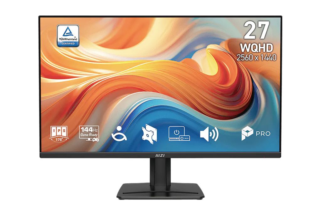 Màn hình Gaming MSI PRO MP275Q-E14 (27 inch, WQHD, IPS, 144Hz, 4ms) Màu Đen