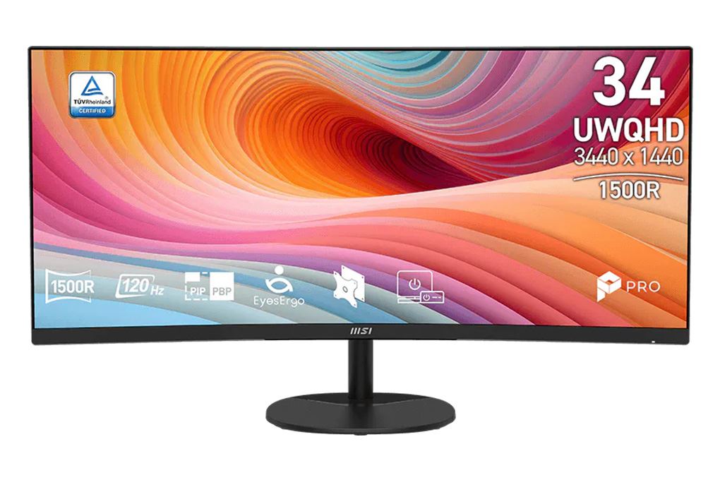 Màn hình MSI PRO MP341CQ-E12 (34 inch, UWQHD, VA, 120Hz, 1ms) Màu Đen
