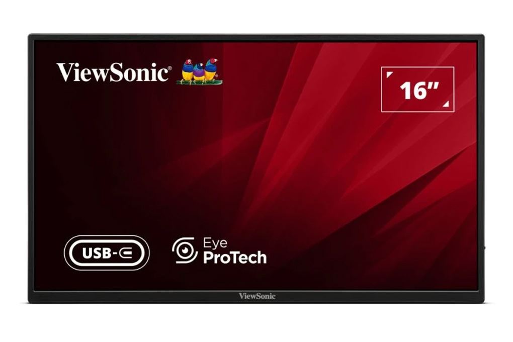 Màn hình di động Viewsonic VA1650 (16 inch Full HD, IPS, 60Hz, 7ms) Màu Đen