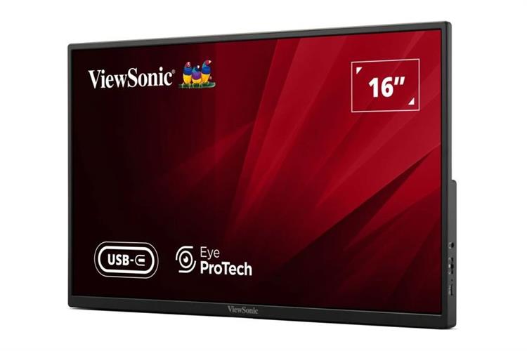 Màn hình di động Viewsonic VA1650 (16 inch Full HD, IPS, 60Hz, 7ms) Màu Đen