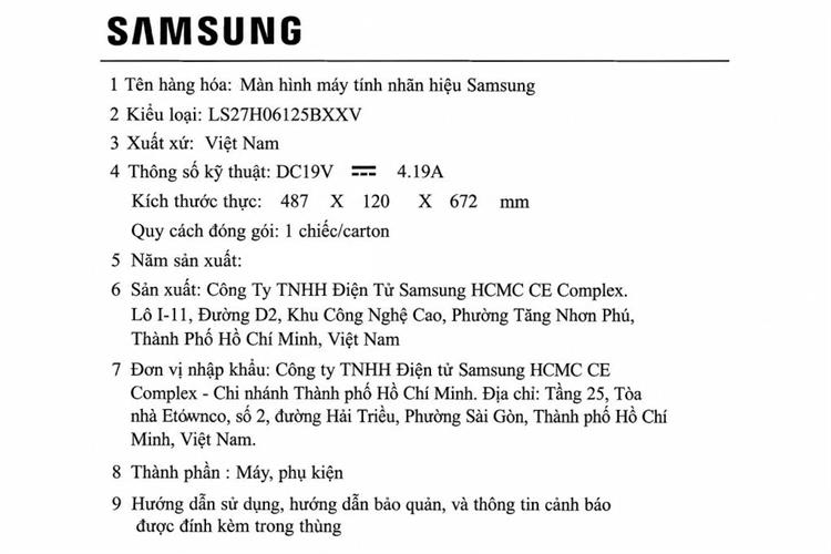 Màn hình Gaming Samsung Odyssey OLED G6 G61SH LS27HG612SEXXV (27 inch QHD, OLED, 240Hz, 0.03ms) Màu Đen