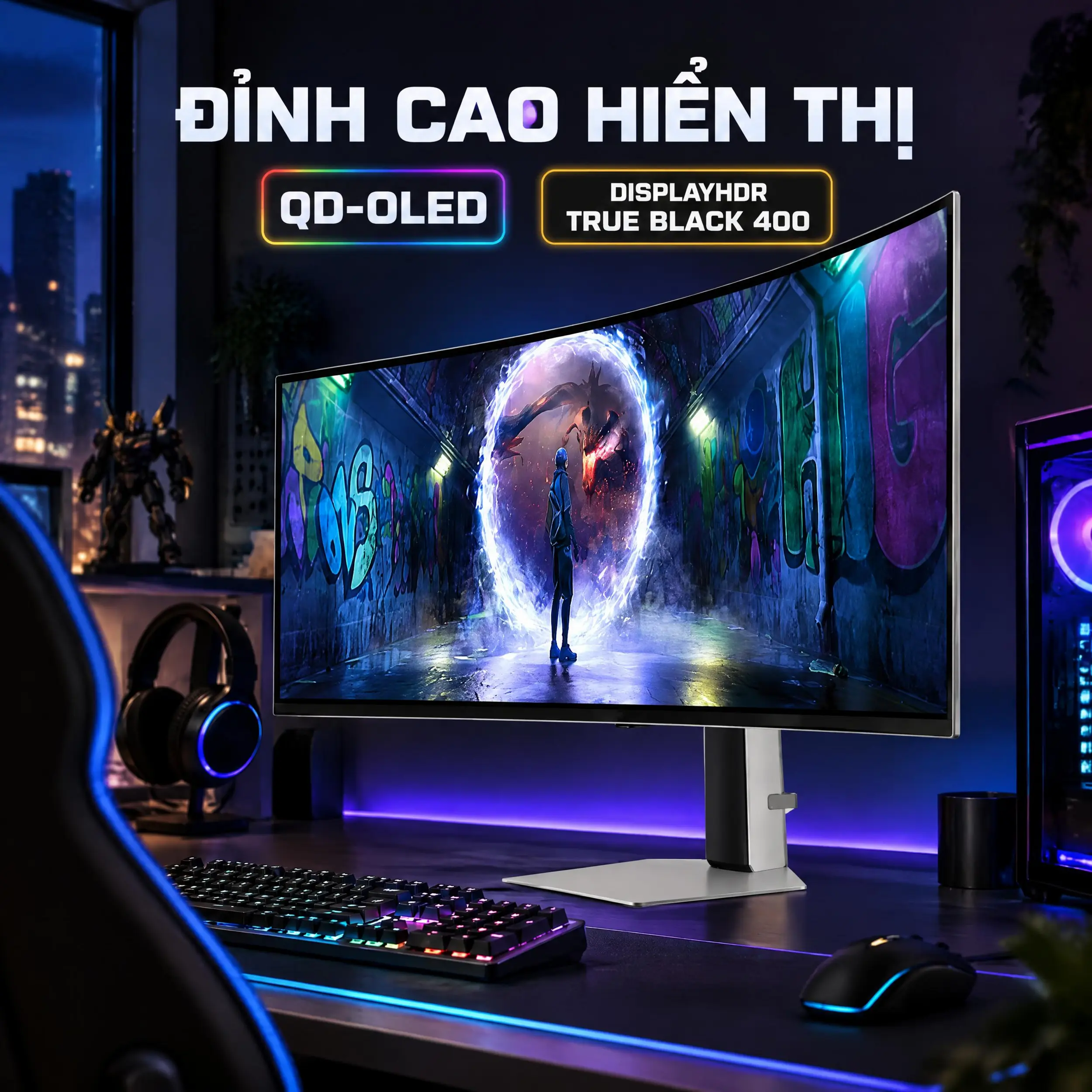 Màn hình Gaming Samsung Odyssey OLED G9 G93SD LS49DG930SEXXV  - Công nghệ màn hình