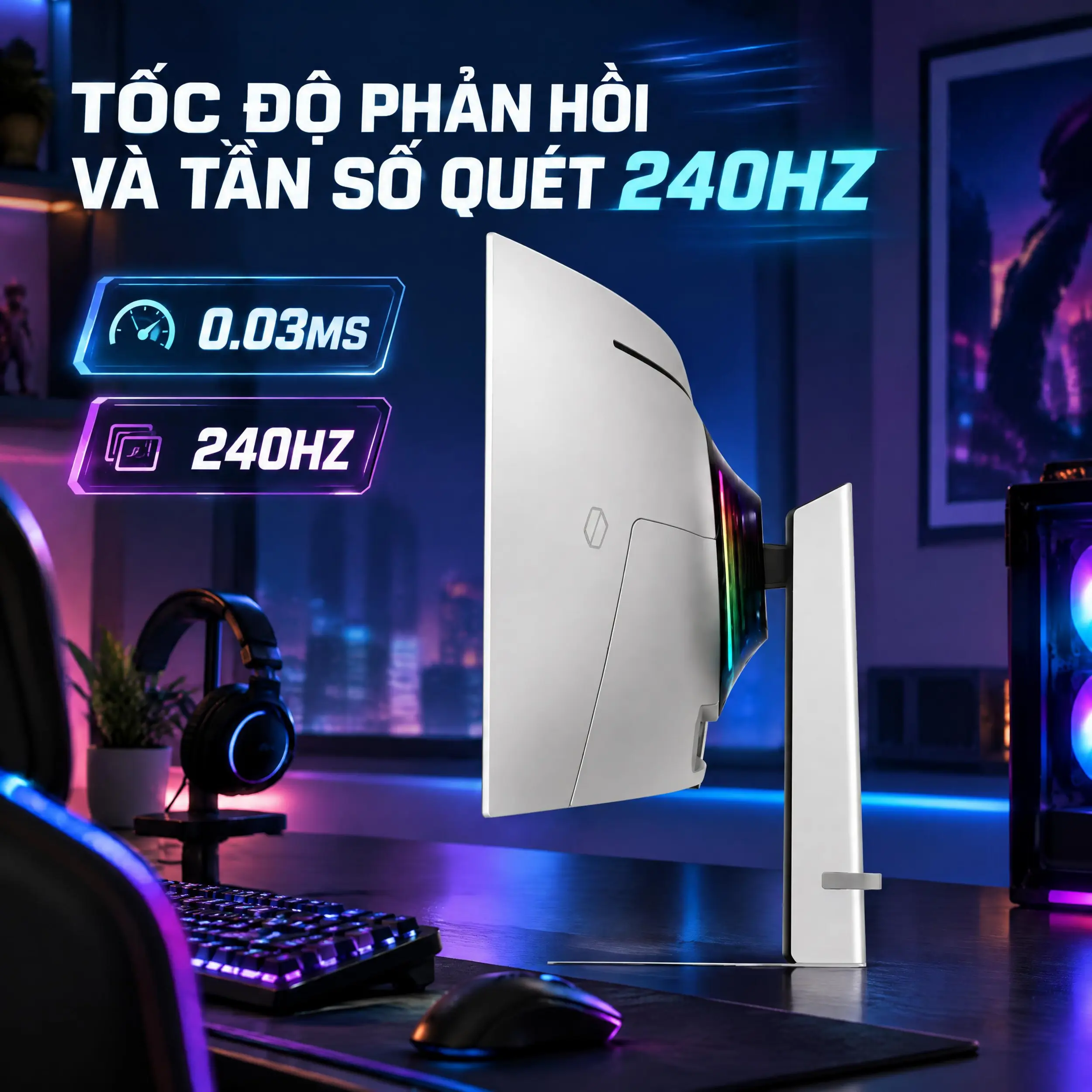 Màn hình Gaming Samsung Odyssey OLED G9 G93SD LS49DG930SEXXV  - tần số quét