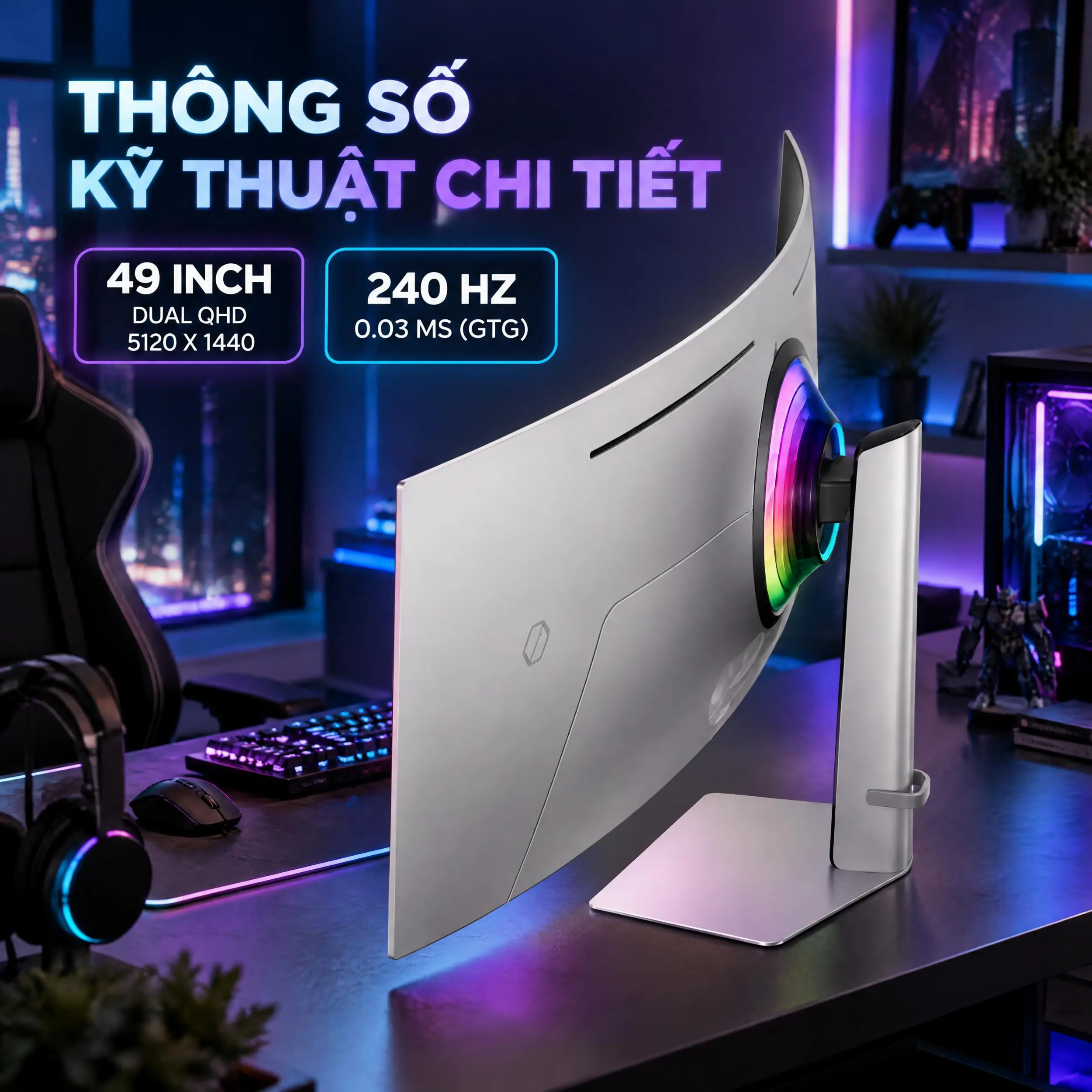 Màn hình Gaming Samsung Odyssey OLED G9 G93SD LS49DG930SEXXV  - Thông số