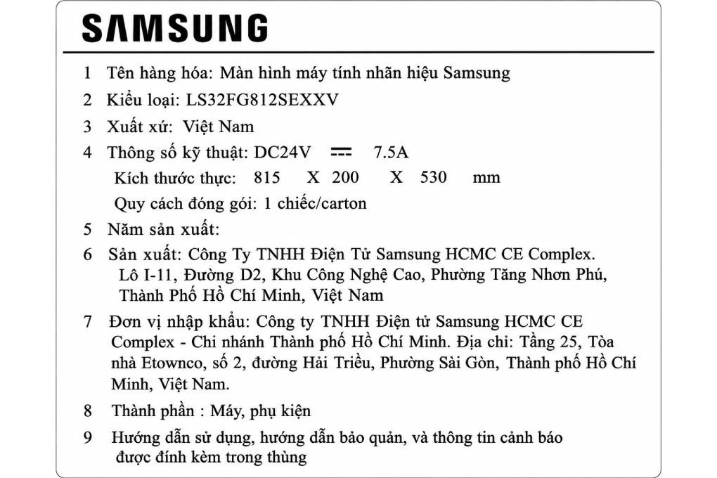 Màn hình Gaming Samsung Odyssey OLED G8 G81SF LS32FG812SEXXV (32 inch 4K, OLED, 240Hz, 0.03ms) Màu Bạc