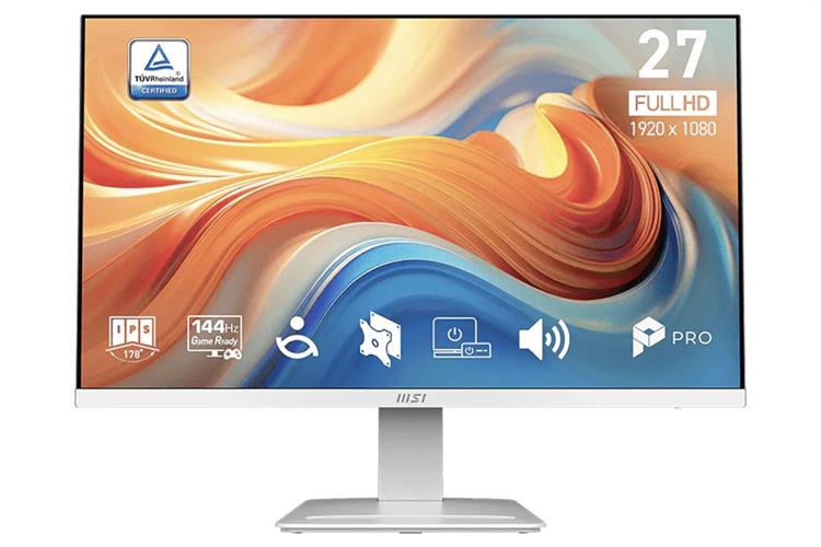 Màn hình Gaming MSI PRO MP273QW E14 (27 inch 2K, IPS, 144Hz, 1ms) Màu Trắng