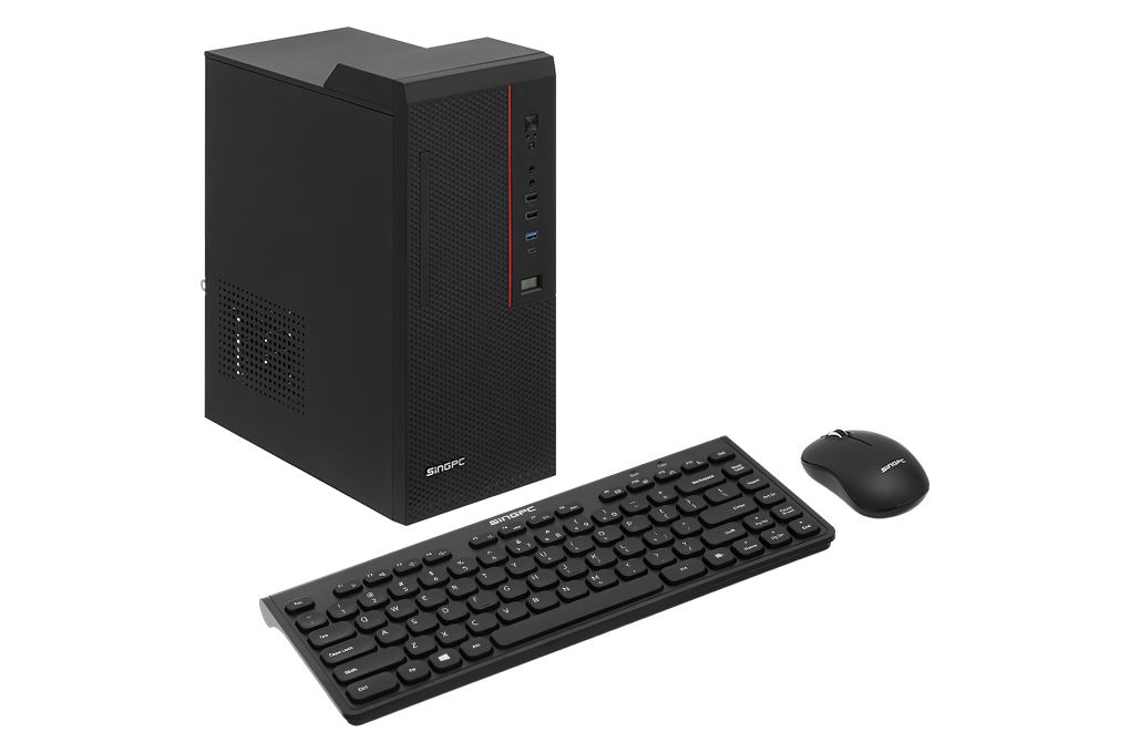 SingPC i512H682SF-W i5 12450H/8GB/256GB/Bàn phím/Chuột/Win11Pro Màu Đen