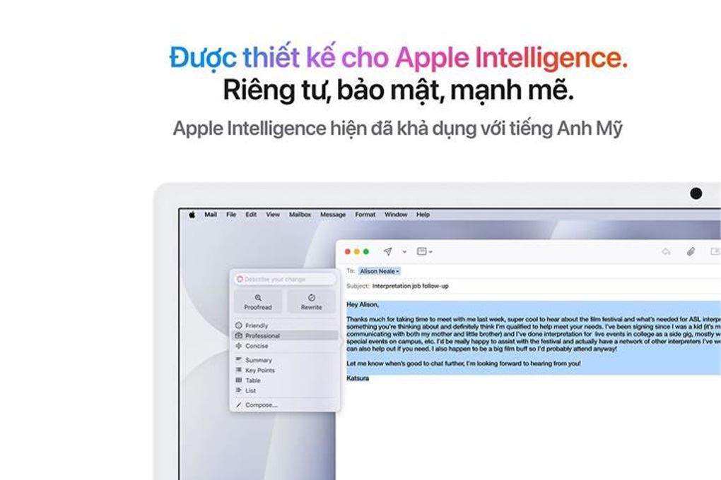 iMac 24 inch M4 16GB/512GB Màu Bạc