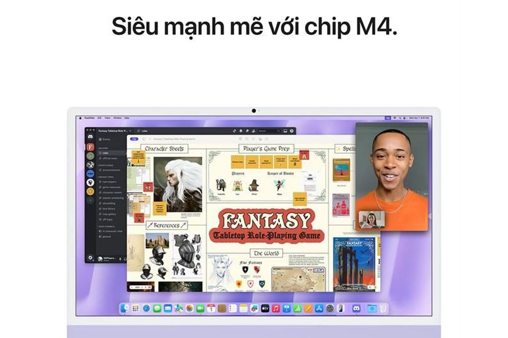 iMac 24 inch M4 16GB/512GB Màu Tím