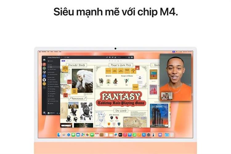 iMac 24 inch M4 16GB/256GB/10GPU Màu Cam