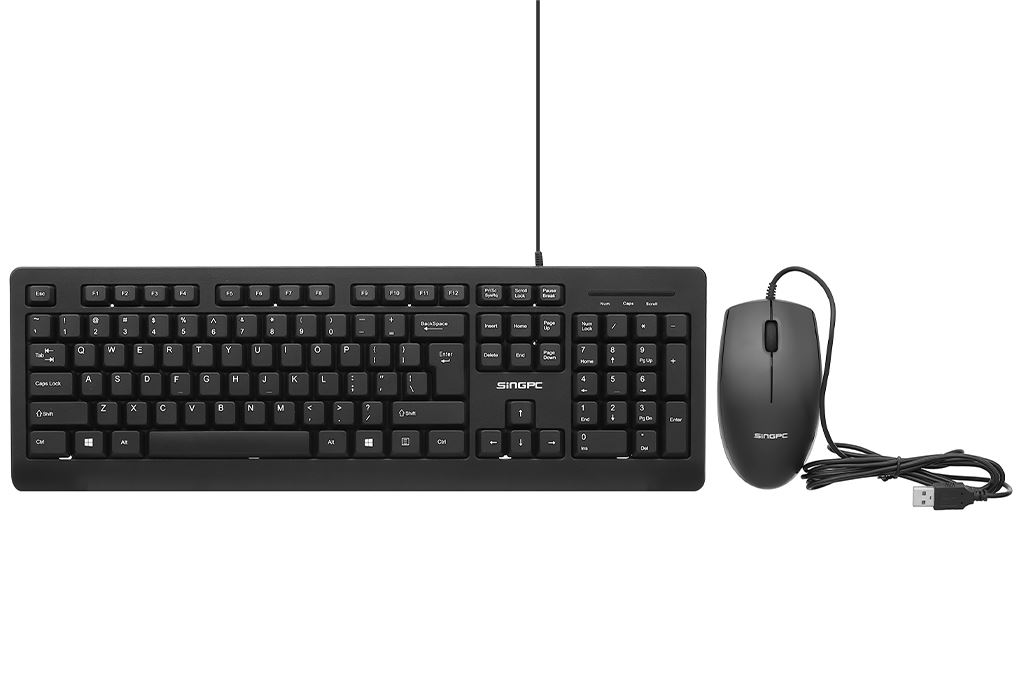 PC SingPC i313M682SF-W i3 13100/8GB/256GB/Bàn phím/Chuột/Win11 Pro - 13