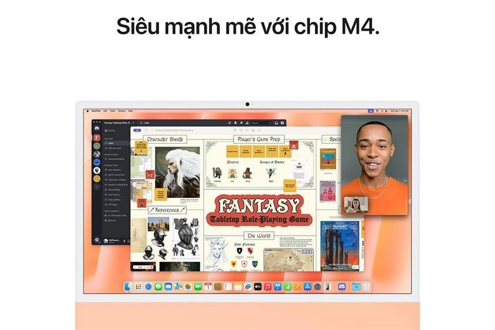 iMac 24 inch M4 24GB - 256GB Màu Cam