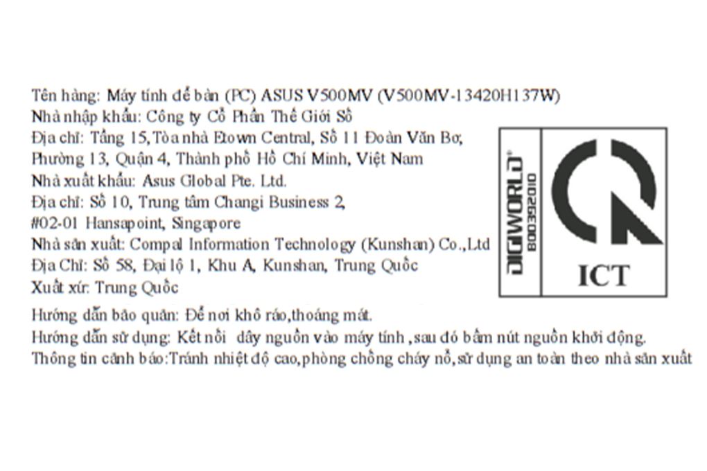 PC ASUS V500MV i5 13420H/8GB/512GB/Bàn Phím/Chuột/Win11 (V500MV-13420H137W) - 4