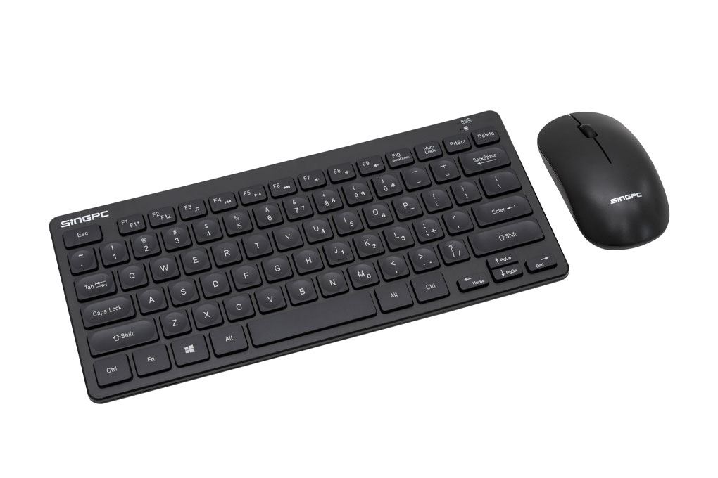 SingPC AIO M24Ei5129M5-W i5 12400/16GB/512GB/23.8" FullHD/Bàn Phím/Chuột/Win11Pro Màu Đen