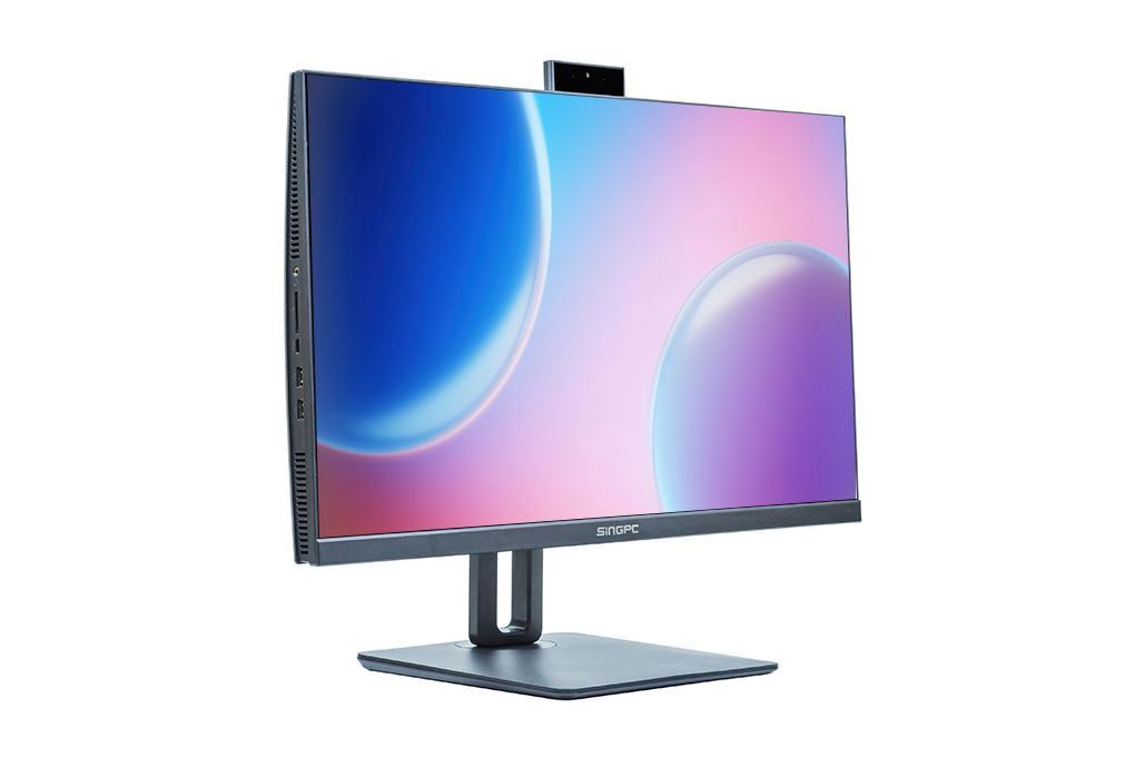 SingPC AIO M24Ei5129M5-W i5 12400/16GB/512GB/23.8" FullHD/Bàn Phím/Chuột/Win11Pro Màu Đen