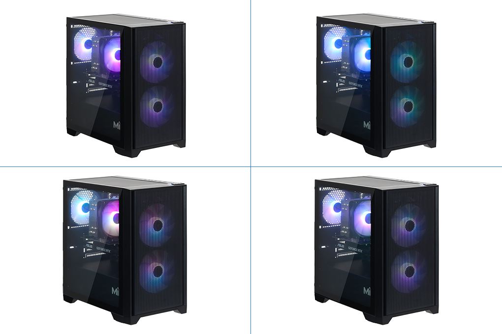ROSA Rezo I131 Core i7 12700F/16GB/500GB/RTX 3050 6GB/Win11Pro Màu Đen