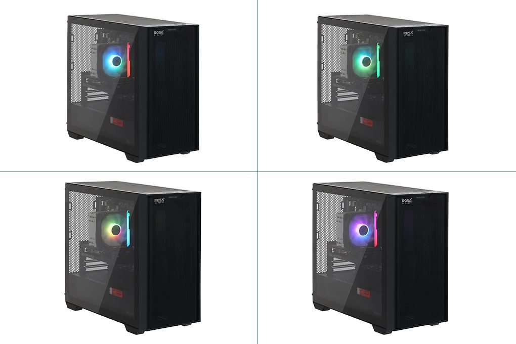 ROSA x ASUS Rezo I120 Core i5 12400F/16GB/500GB/RTX 5050 8GB/Win11Pro Màu Đen