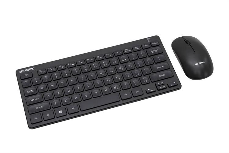 SingPC AIO M24N18M2-W N100/8GB/256GB/23.8" Full HD/Bàn Phím/Chuột/Win11Pro Màu Trắng