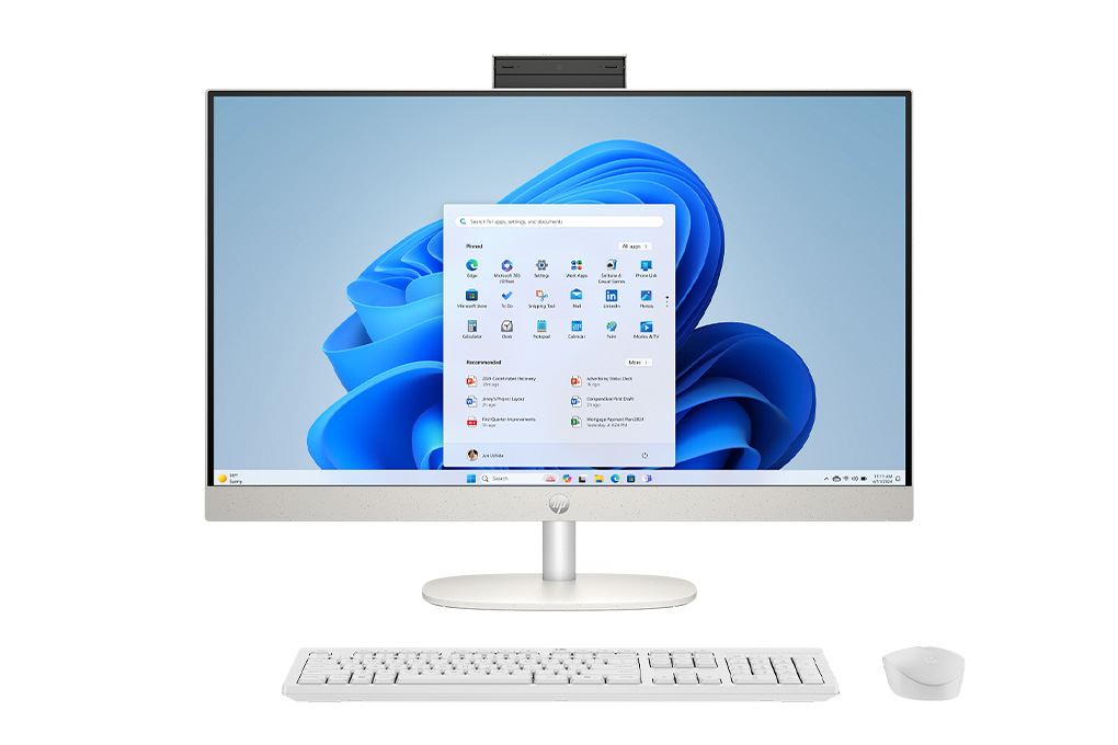 HP AIO cr2012d Ultra 5 225U/16GB/512GB/23.8"Full HD/Touch/Bàn phím/Chuột/Win11 (C20CBPA) Màu Trắng