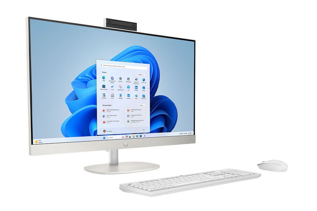 HP AIO cr2012d Ultra 5 225U/16GB/512GB/23.8"Full HD/Touch/Bàn phím/Chuột/Win11 (C20CBPA) Màu Trắng