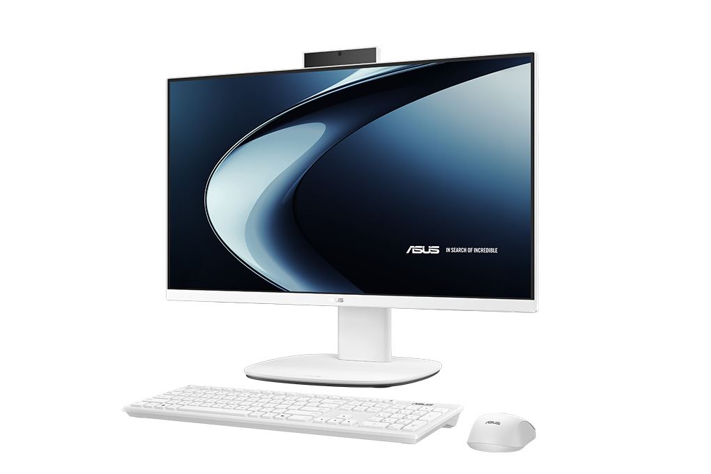 ASUS AIO VM640GA R5 AI 430/16GB/512GB/23.8"Full HD/Bàn phím/Chuột/Win11 (VM640GA-WPC009W) Màu Trắng