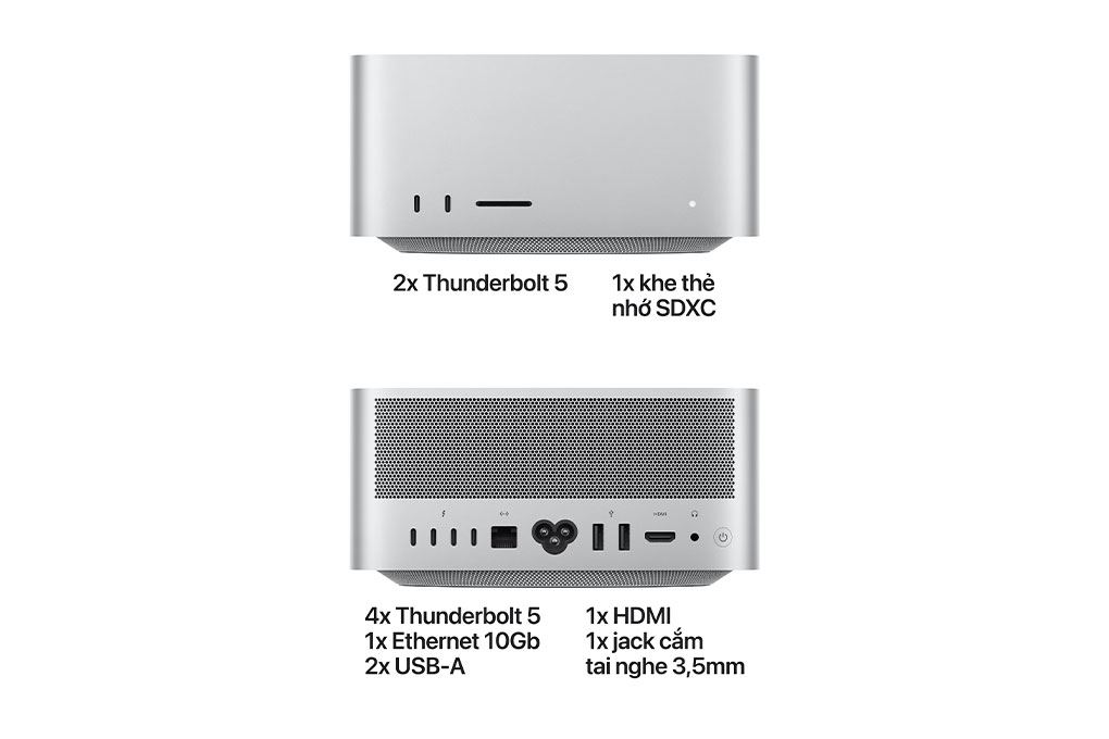 Mac Studio M5 Ultra 256GB/1TB Màu Bạc
