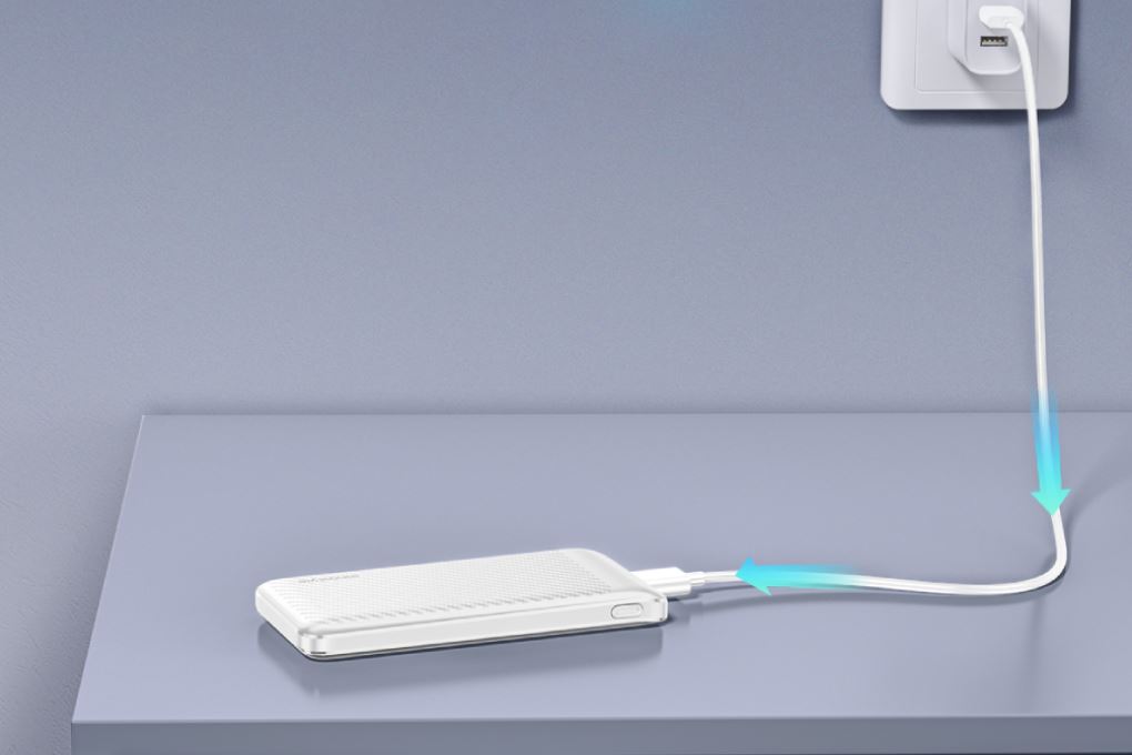 Pin sạc dự phòng 10000mAh Type C PD QC 3.0 20W Innostyle PowerSmart IP20G2 Trắng - 5