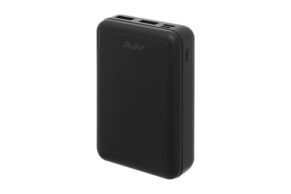 Pin sạc dự phòng Polymer 10000mAh 10.5W AVA+ GN-05 Màu Đen