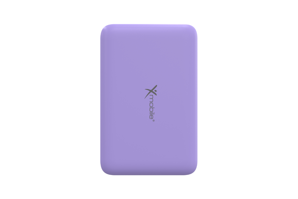 Pin sạc dự phòng Polymer 10000mAh Không dây Magnetic Type C PD 20W Xmobile JP331 Màu Tím