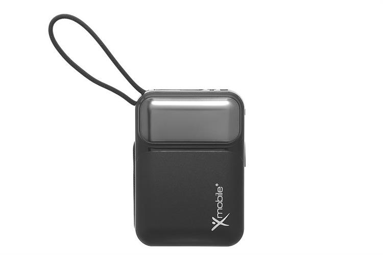 Pin sạc dự phòng Polymer 20000mAh Type C PD QC 3.0 22.5W Xmobile MH811 kèm Cáp Lightning và Type C Màu Đen