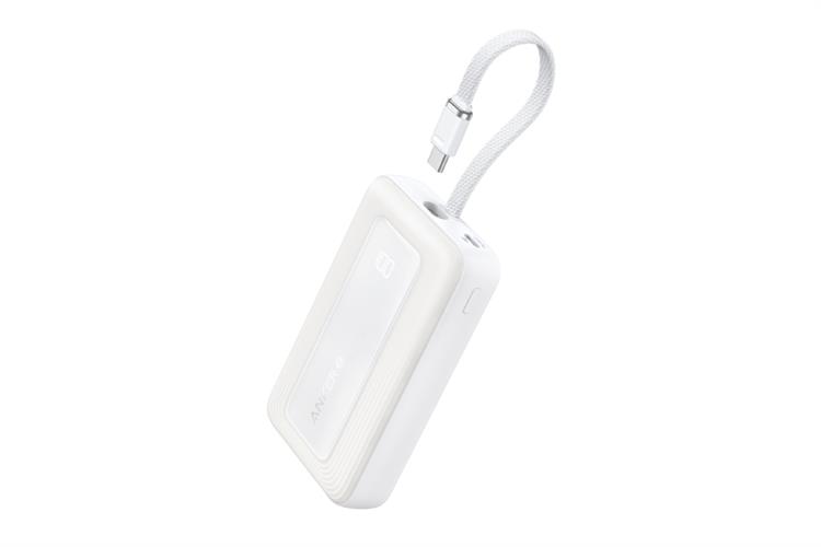 Pin sạc dự phòng Polymer 10000mAh Type C PD QC 3.0 30W Anker Zolo A1688 kèm Cáp Type C Màu Trắng