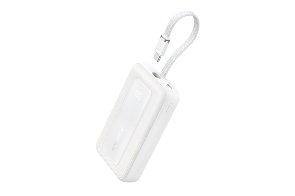Pin sạc dự phòng Polymer 10000mAh Type C PD QC 3.0 30W Anker Zolo A1688 kèm Cáp Type C Màu Trắng