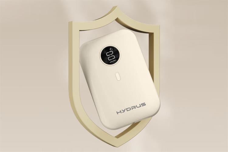 Pin sạc dự phòng 10000mAh Type C PD QC 3.0 22.5W Hydrus K98 kèm Cáp Lightning và Cáp Type C Màu Trắng