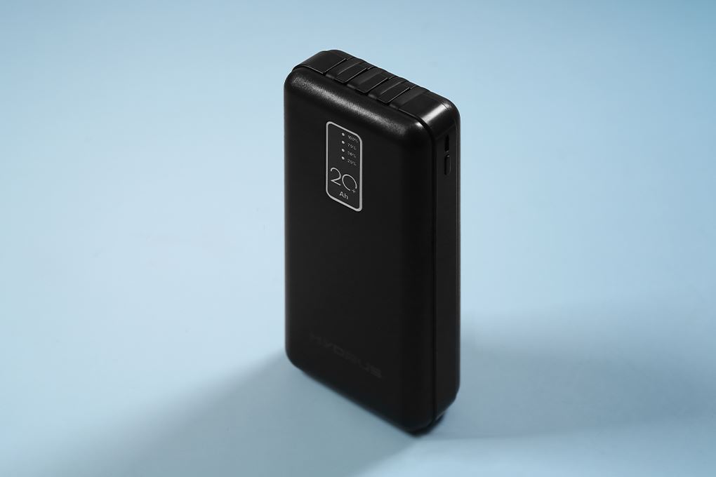 Pin sạc dự phòng Polymer 20000mAh Type C 10W Hydrus Z203 kèm Cáp Lightning - Type C - Micro - USB Màu Đen